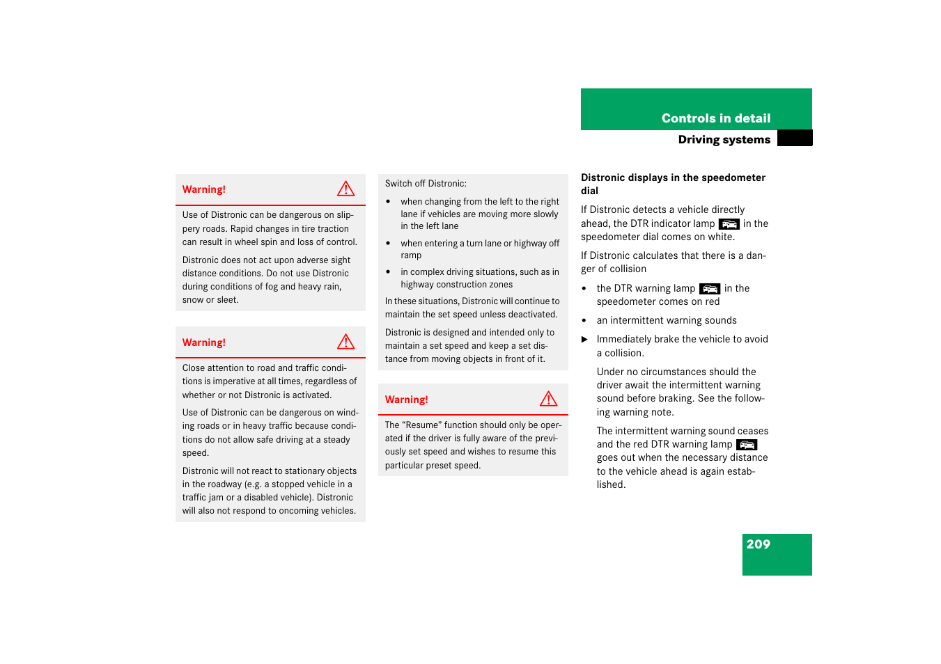 Mercedes-Benz SL-Class 2006 Owners Manual User Manual | Page 210 / 480