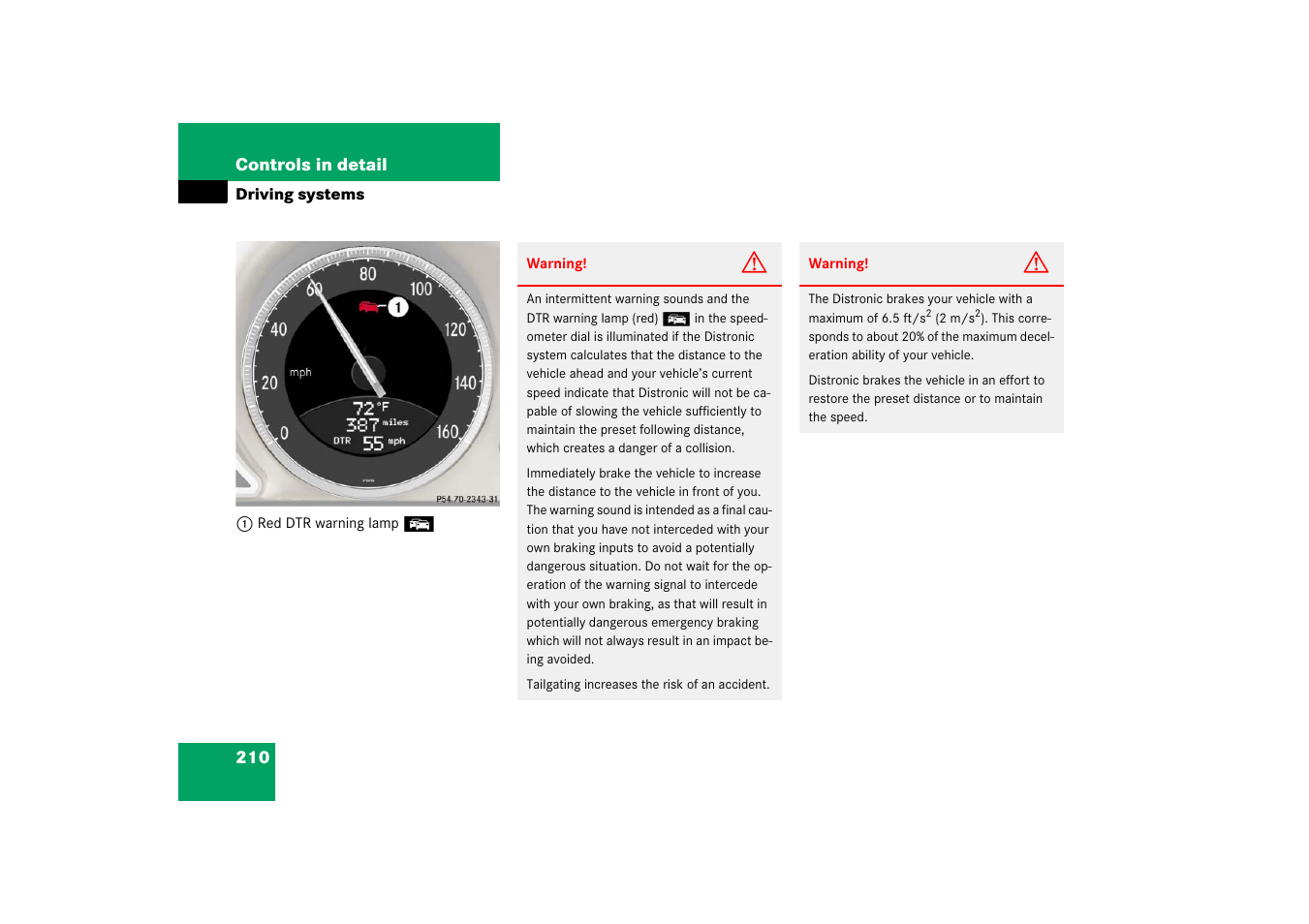 Mercedes-Benz SL-Class 2006 Owners Manual User Manual | Page 211 / 480