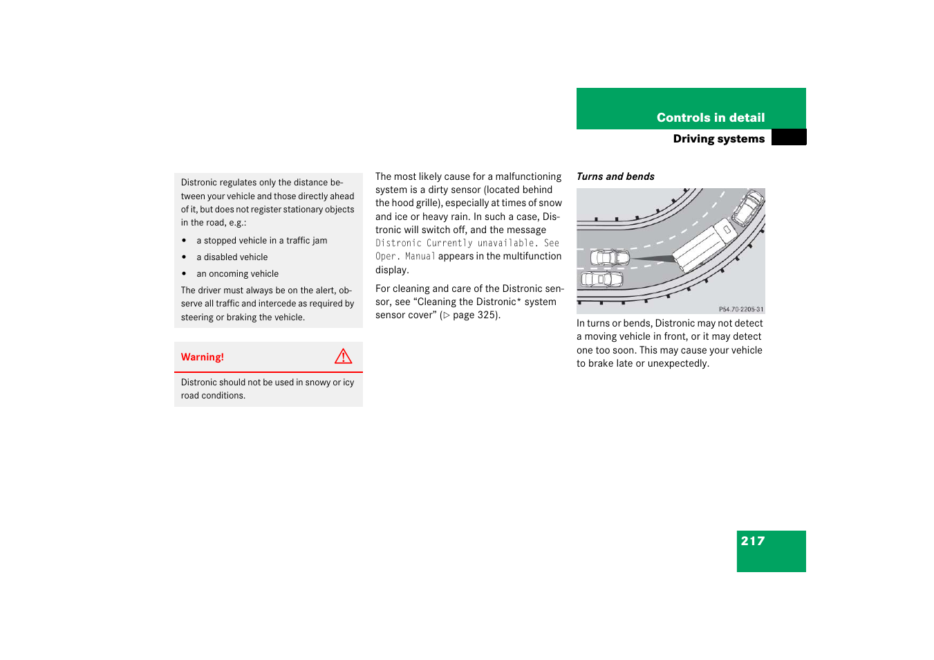 Mercedes-Benz SL-Class 2006 Owners Manual User Manual | Page 218 / 480