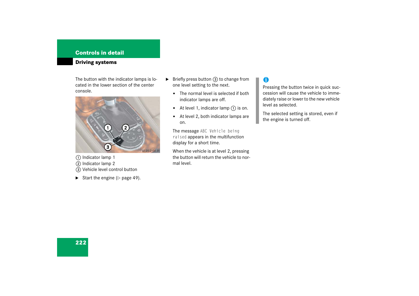 Mercedes-Benz SL-Class 2006 Owners Manual User Manual | Page 223 / 480