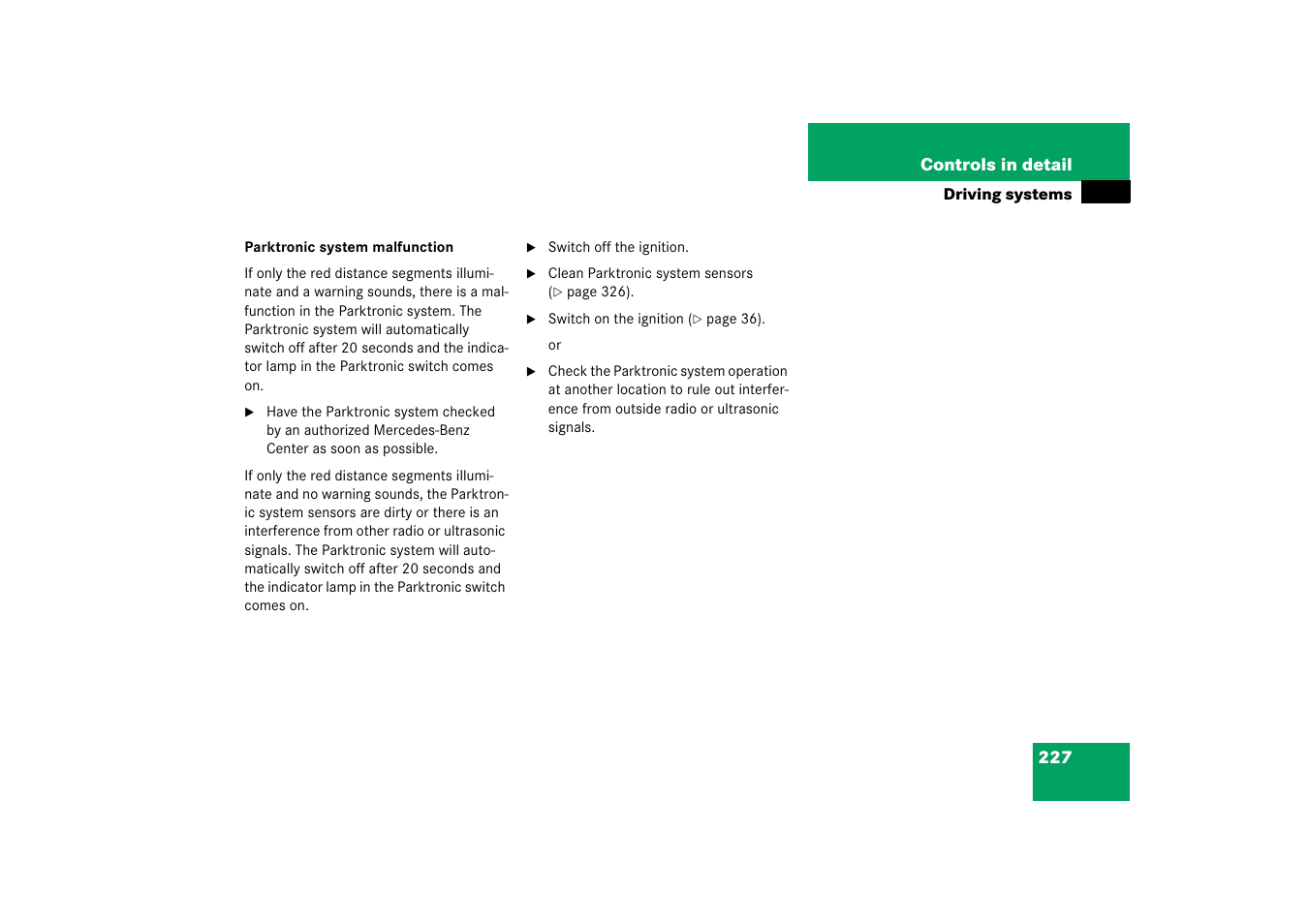 Mercedes-Benz SL-Class 2006 Owners Manual User Manual | Page 228 / 480