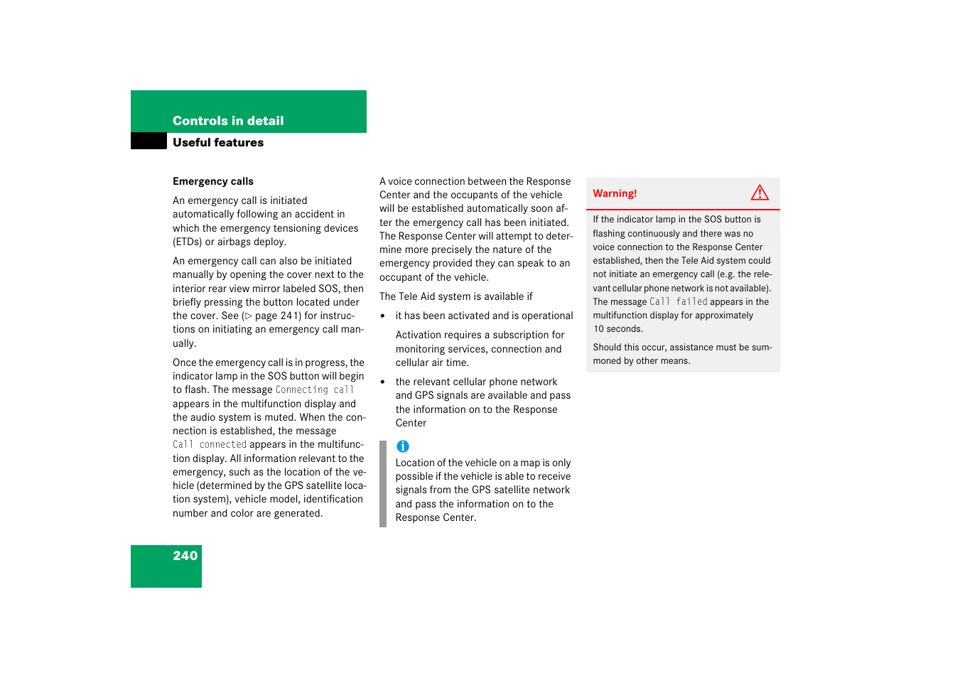 D system | Mercedes-Benz SL-Class 2006 Owners Manual User Manual | Page 241 / 480