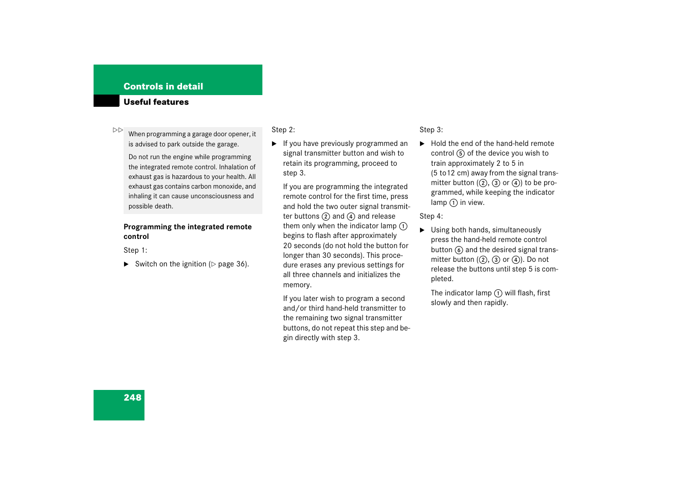 Mercedes-Benz SL-Class 2006 Owners Manual User Manual | Page 249 / 480