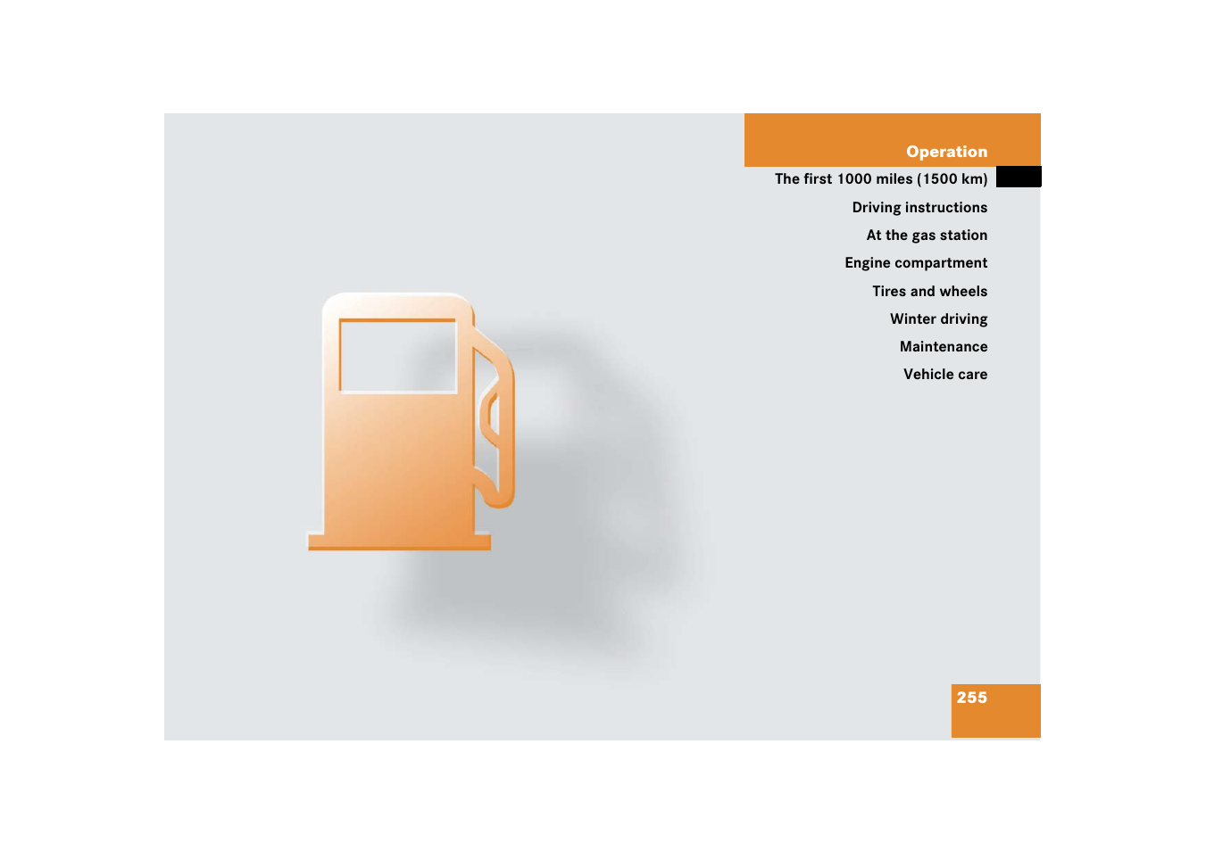 Operation | Mercedes-Benz SL-Class 2006 Owners Manual User Manual | Page 256 / 480