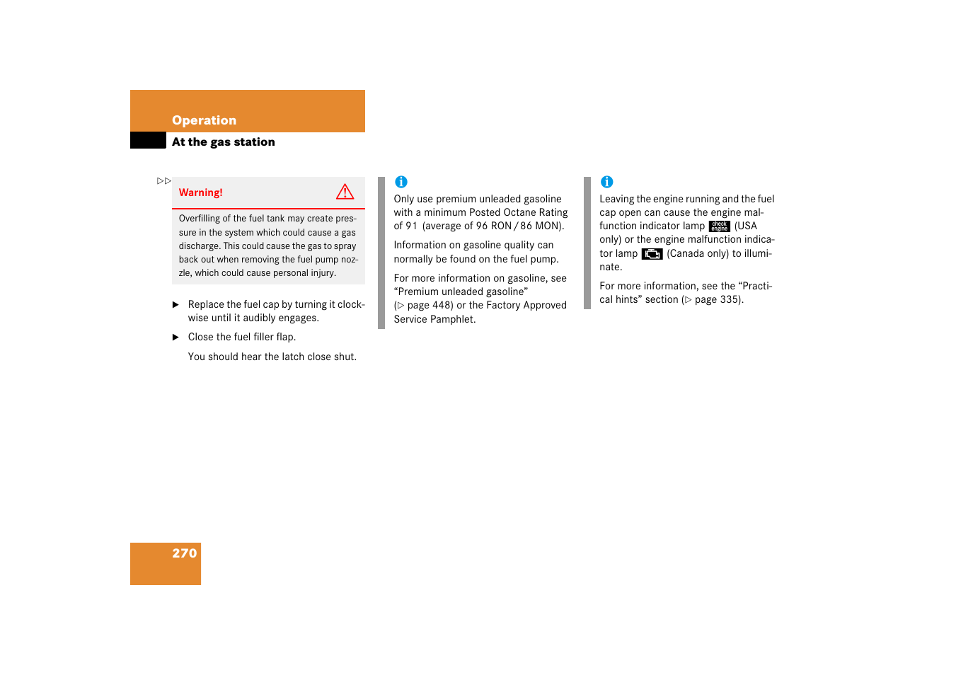 Mercedes-Benz SL-Class 2006 Owners Manual User Manual | Page 271 / 480