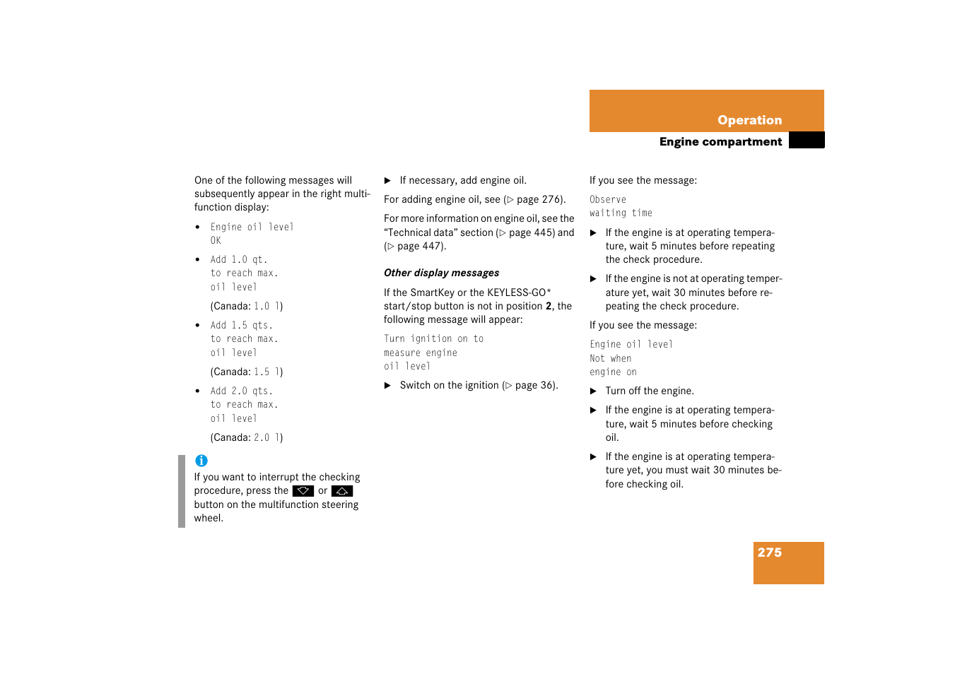 Mercedes-Benz SL-Class 2006 Owners Manual User Manual | Page 276 / 480