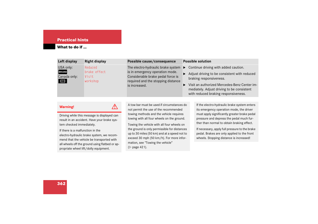 Mercedes-Benz SL-Class 2006 Owners Manual User Manual | Page 363 / 480