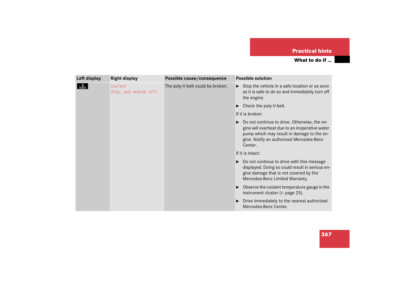 Mercedes-Benz SL-Class 2006 Owners Manual User Manual | Page 368 / 480