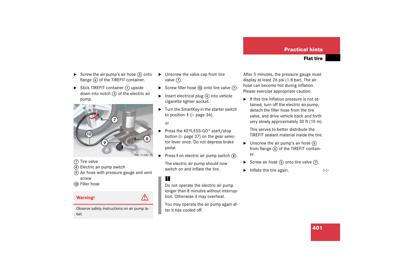 Mercedes-Benz SL-Class 2006 Owners Manual User Manual | Page 402 / 480