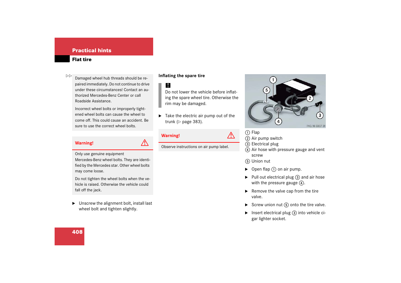 Mercedes-Benz SL-Class 2006 Owners Manual User Manual | Page 409 / 480