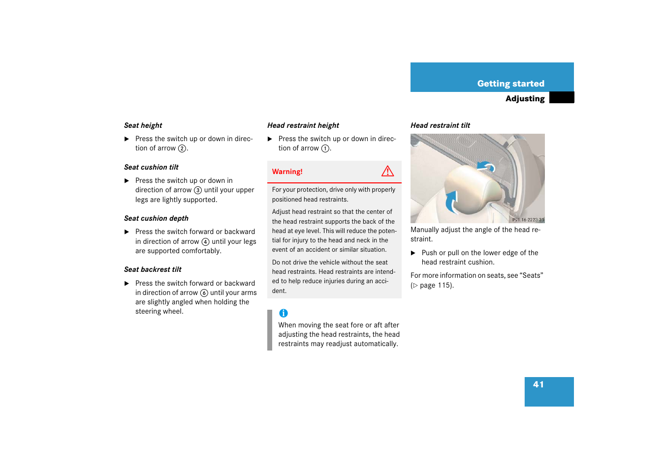 Mercedes-Benz SL-Class 2006 Owners Manual User Manual | Page 42 / 480