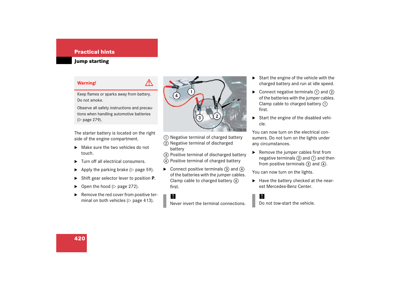 Mercedes-Benz SL-Class 2006 Owners Manual User Manual | Page 421 / 480