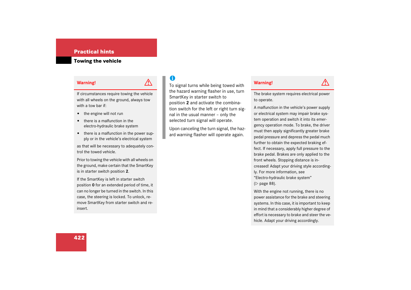 Mercedes-Benz SL-Class 2006 Owners Manual User Manual | Page 423 / 480