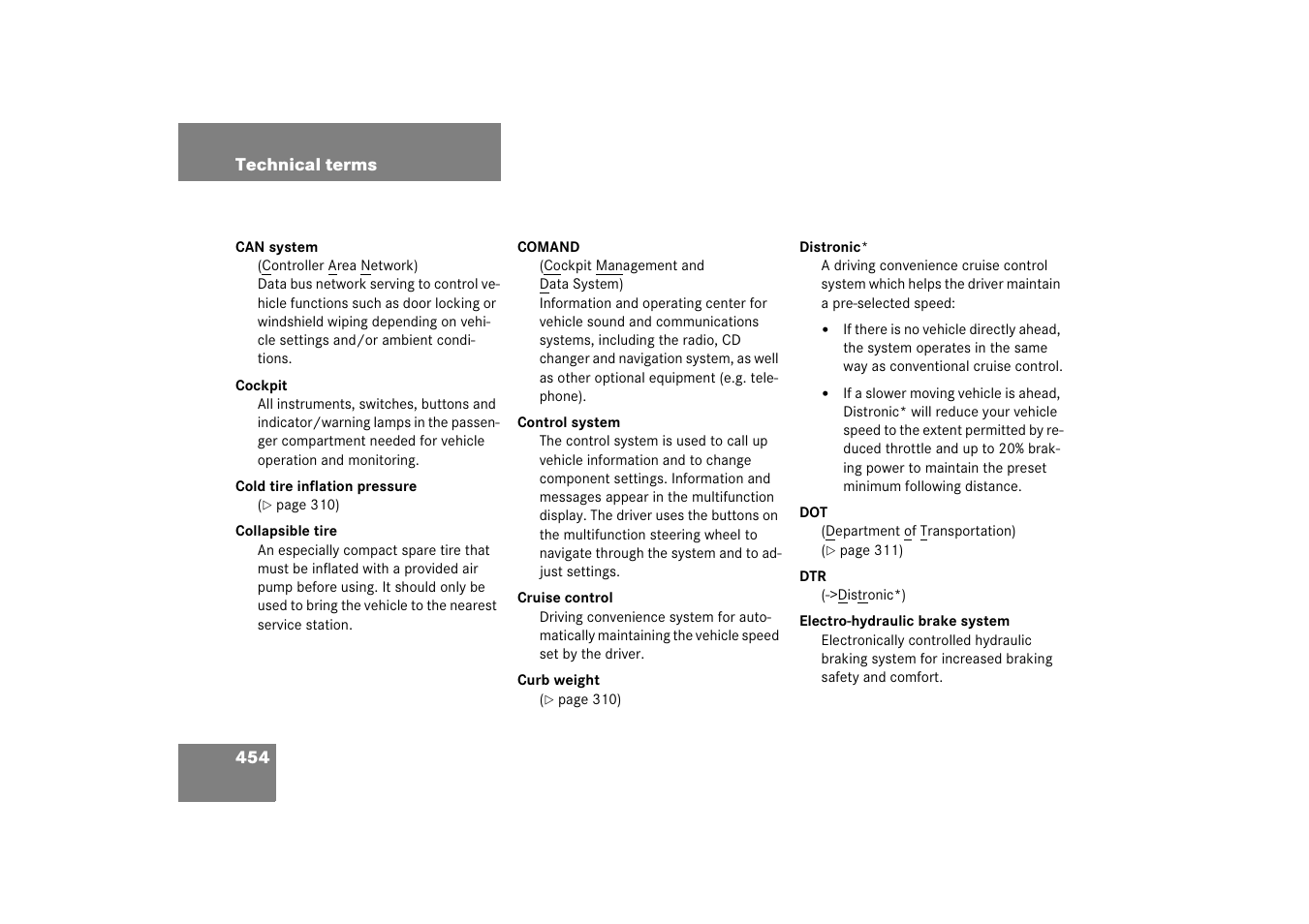 Mercedes-Benz SL-Class 2006 Owners Manual User Manual | Page 455 / 480