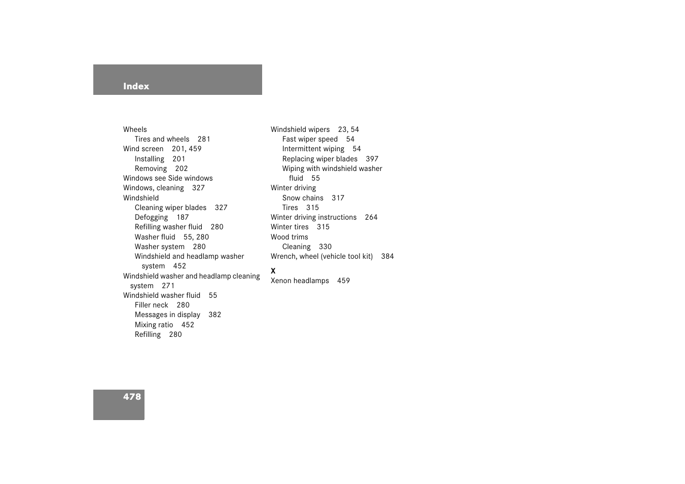 Mercedes-Benz SL-Class 2006 Owners Manual User Manual | Page 479 / 480