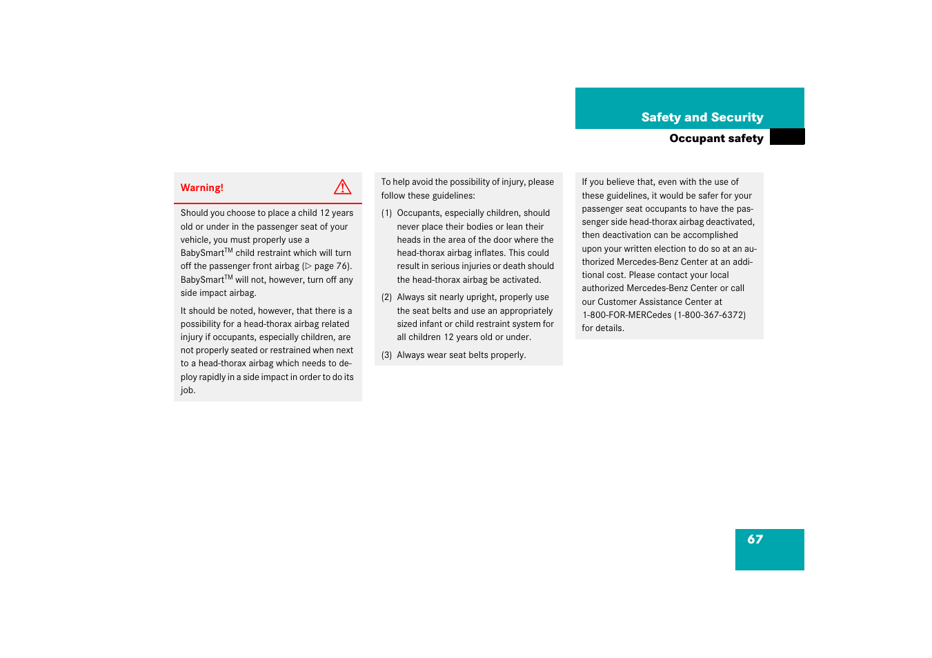 Mercedes-Benz SL-Class 2006 Owners Manual User Manual | Page 68 / 480