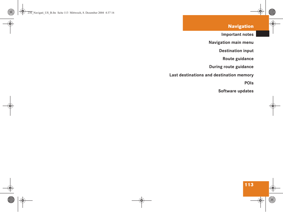 Mercedes-Benz SL-Class 2006 COMAND Manual User Manual | Page 115 / 226