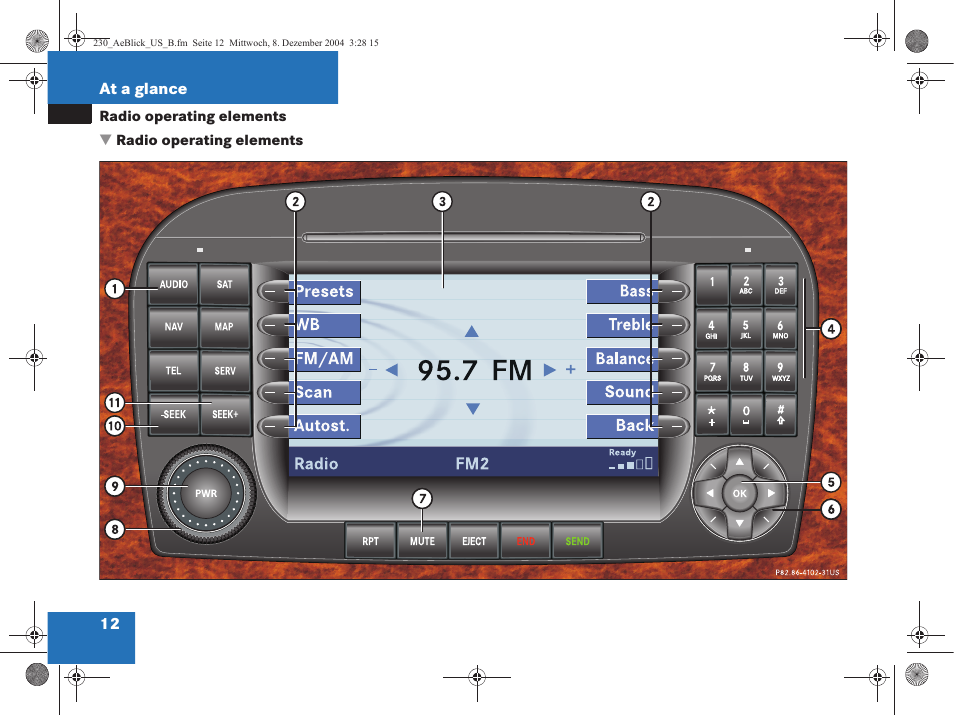 Mercedes-Benz SL-Class 2006 COMAND Manual User Manual | Page 14 / 226