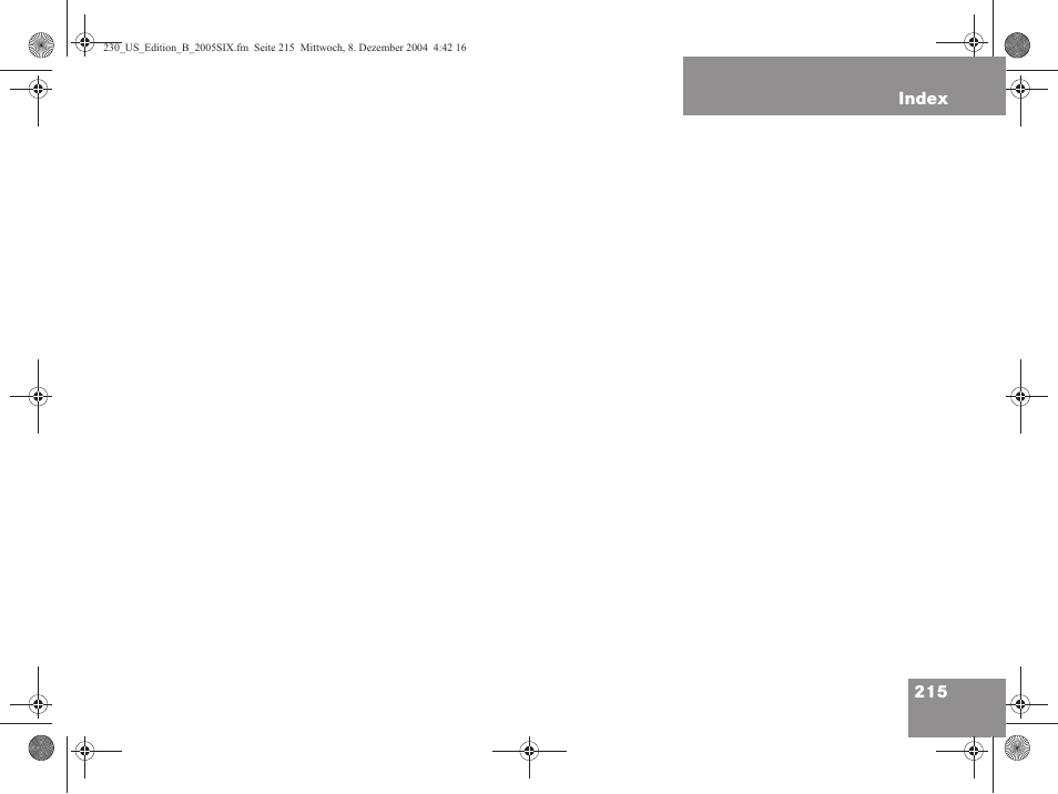 Mercedes-Benz SL-Class 2006 COMAND Manual User Manual | Page 217 / 226
