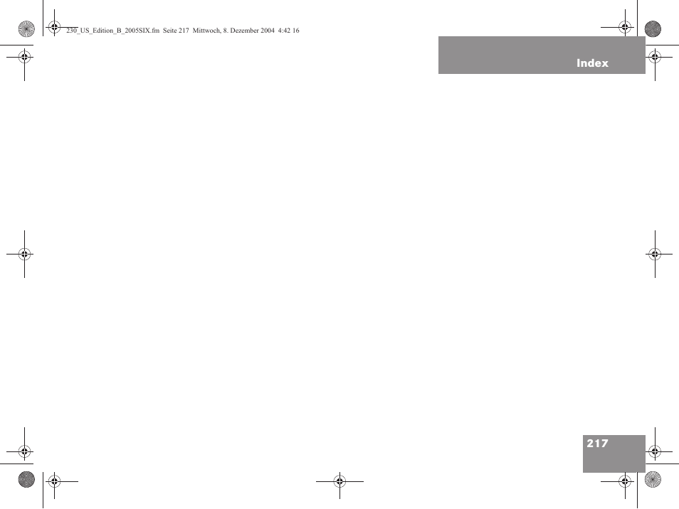 Mercedes-Benz SL-Class 2006 COMAND Manual User Manual | Page 219 / 226