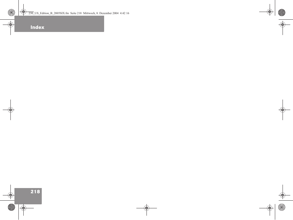 Mercedes-Benz SL-Class 2006 COMAND Manual User Manual | Page 220 / 226