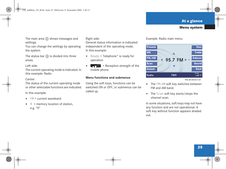 Mercedes-Benz SL-Class 2006 COMAND Manual User Manual | Page 27 / 226