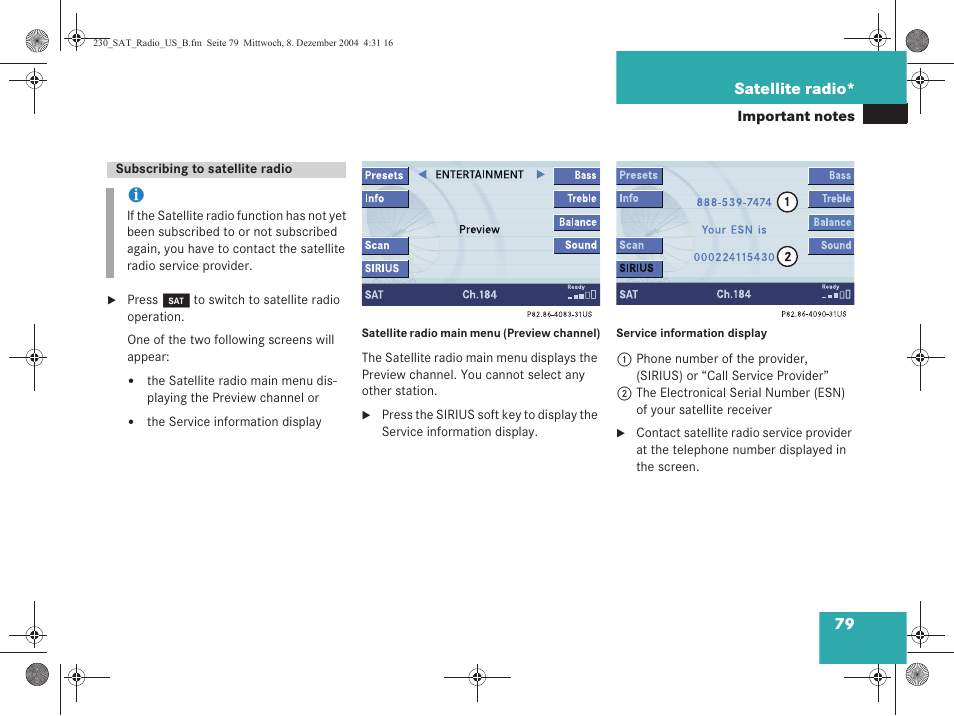 Mercedes-Benz SL-Class 2006 COMAND Manual User Manual | Page 81 / 226