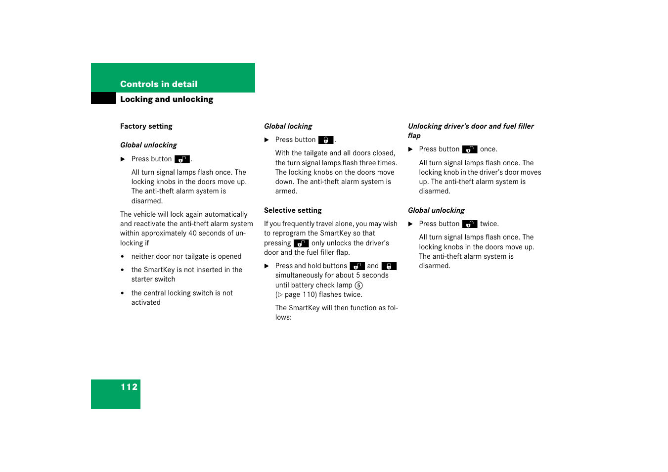 Mercedes-Benz R-Class 2006 Owners Manual User Manual | Page 113 / 561