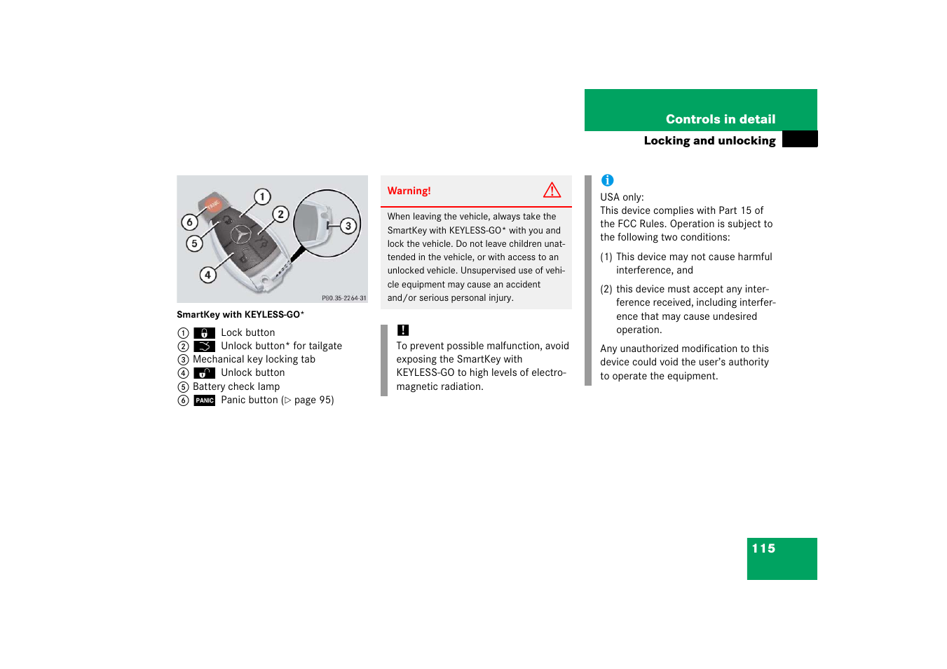 Mercedes-Benz R-Class 2006 Owners Manual User Manual | Page 116 / 561