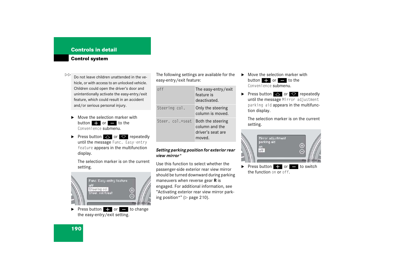 Mercedes-Benz R-Class 2006 Owners Manual User Manual | Page 191 / 561