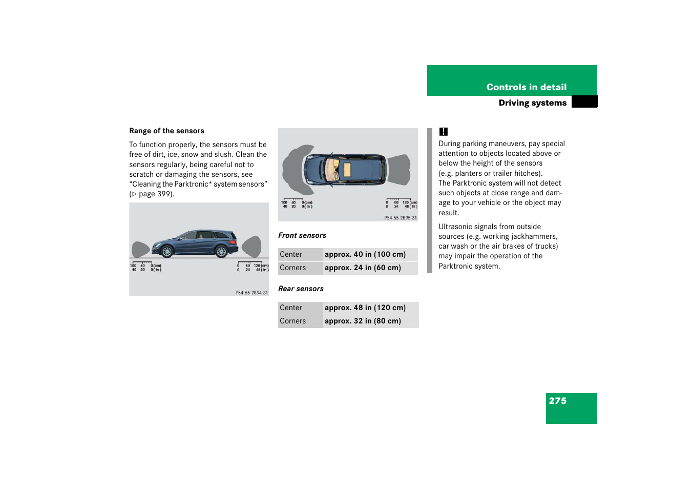 Mercedes-Benz R-Class 2006 Owners Manual User Manual | Page 276 / 561