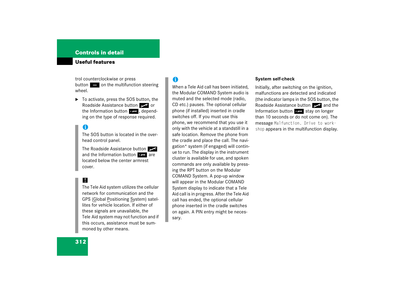 Mercedes-Benz R-Class 2006 Owners Manual User Manual | Page 313 / 561