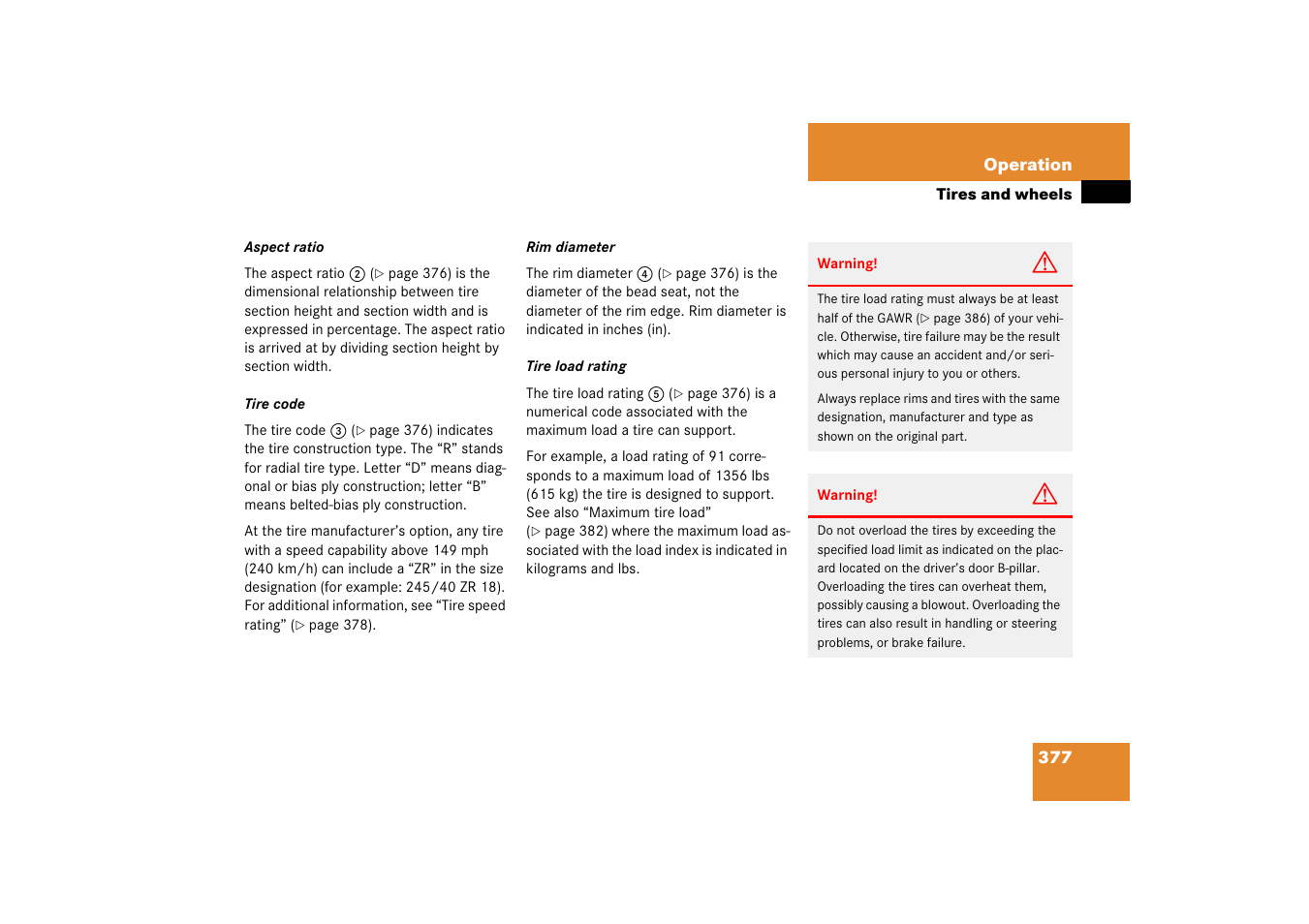 Mercedes-Benz R-Class 2006 Owners Manual User Manual | Page 378 / 561