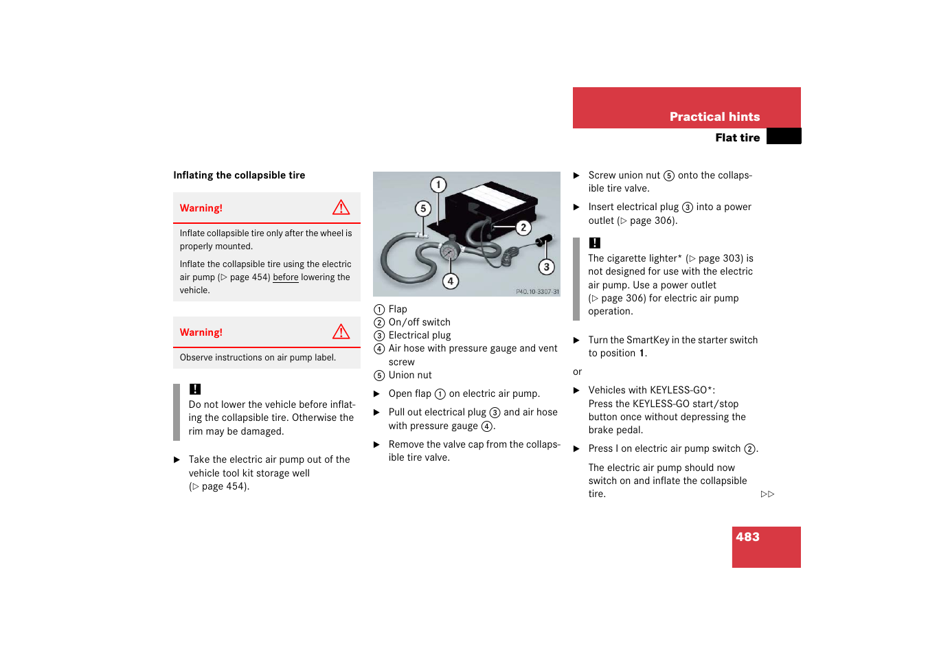 Mercedes-Benz R-Class 2006 Owners Manual User Manual | Page 484 / 561