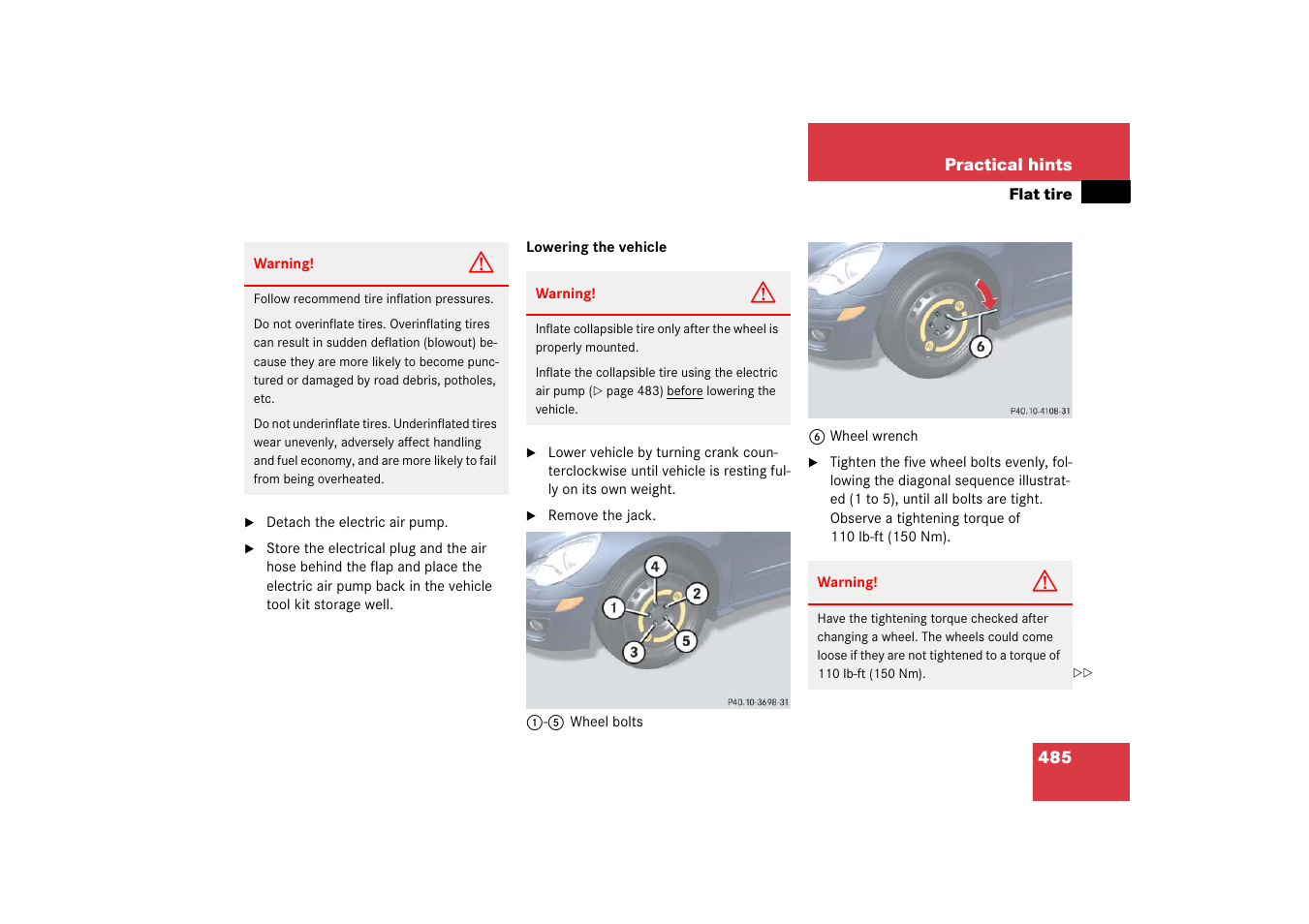 Mercedes-Benz R-Class 2006 Owners Manual User Manual | Page 486 / 561