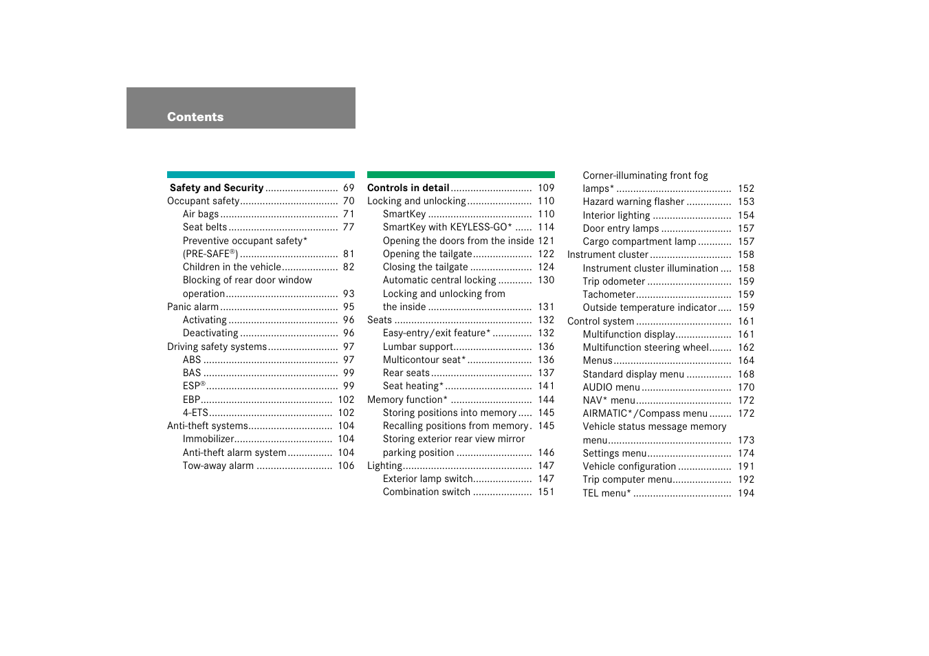 Mercedes-Benz R-Class 2006 Owners Manual User Manual | Page 5 / 561