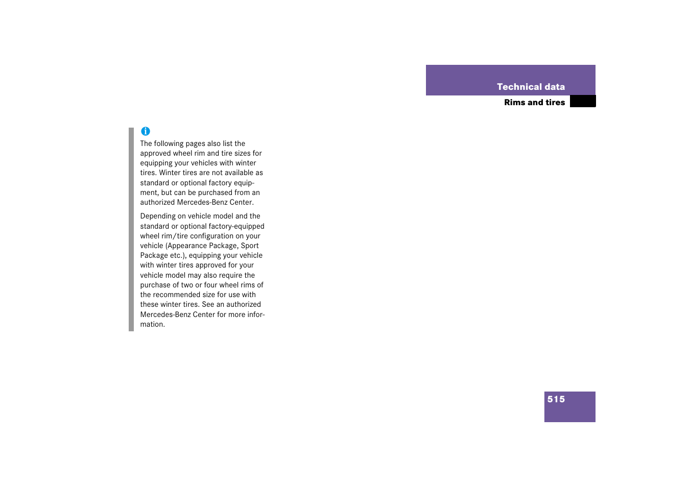 Mercedes-Benz R-Class 2006 Owners Manual User Manual | Page 516 / 561