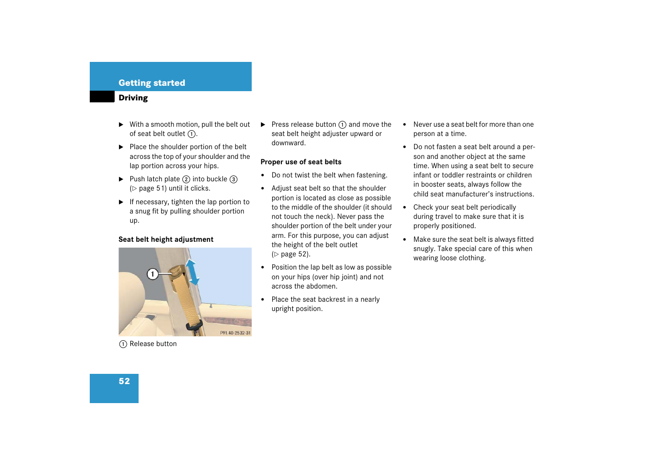 Mercedes-Benz R-Class 2006 Owners Manual User Manual | Page 53 / 561