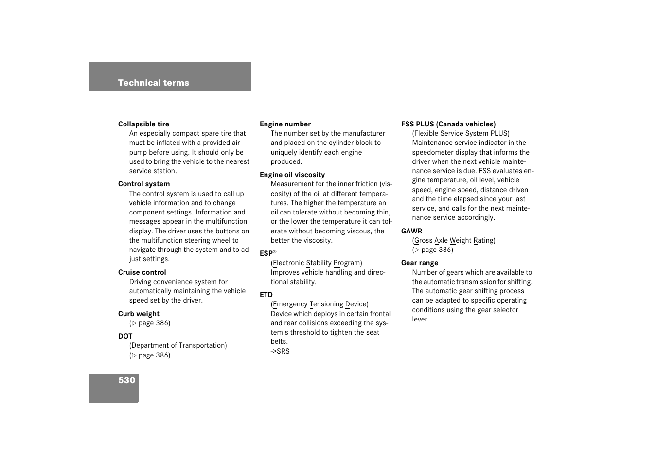 Mercedes-Benz R-Class 2006 Owners Manual User Manual | Page 531 / 561