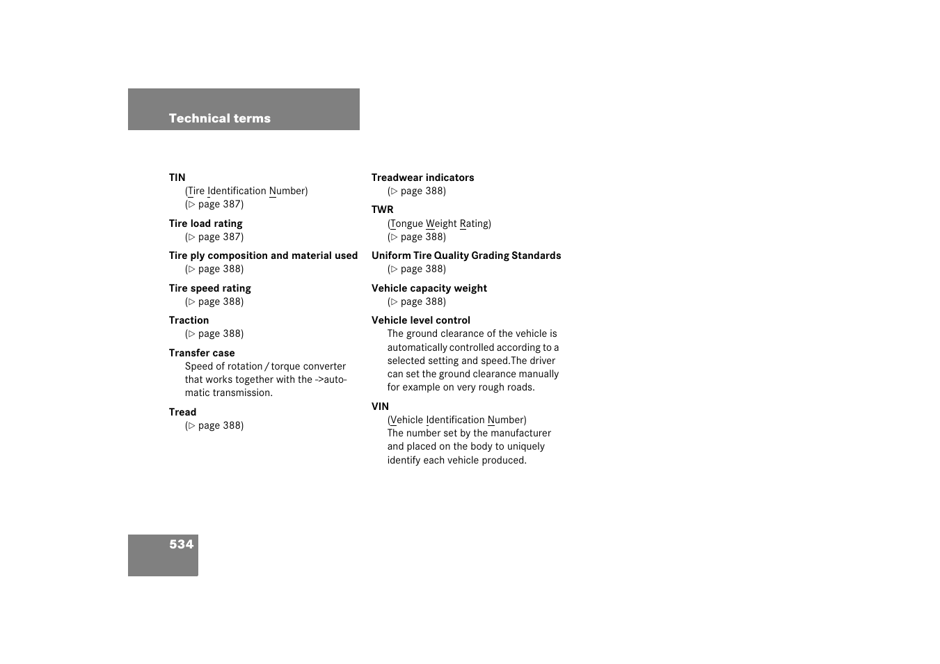 Mercedes-Benz R-Class 2006 Owners Manual User Manual | Page 535 / 561