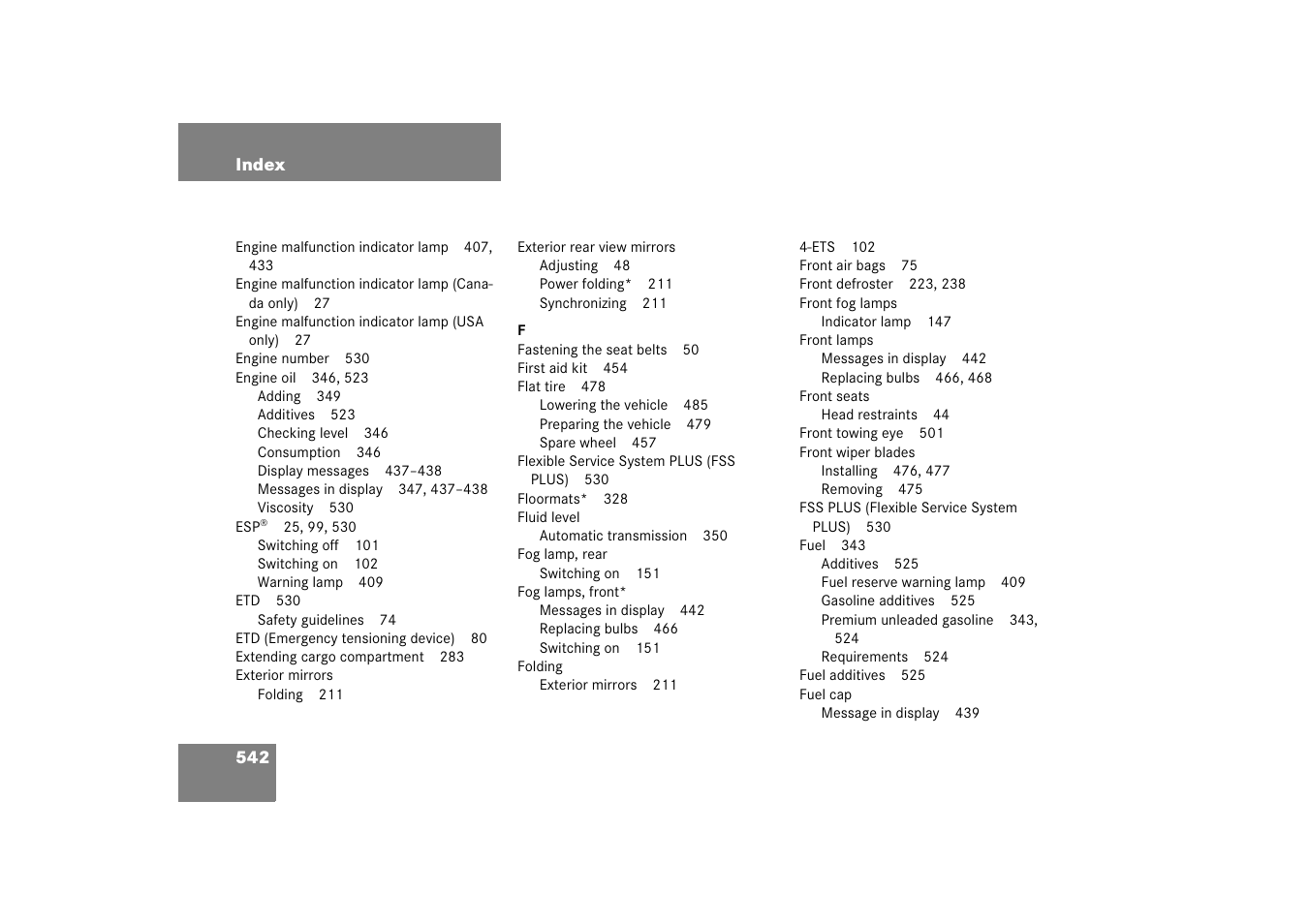 Mercedes-Benz R-Class 2006 Owners Manual User Manual | Page 543 / 561