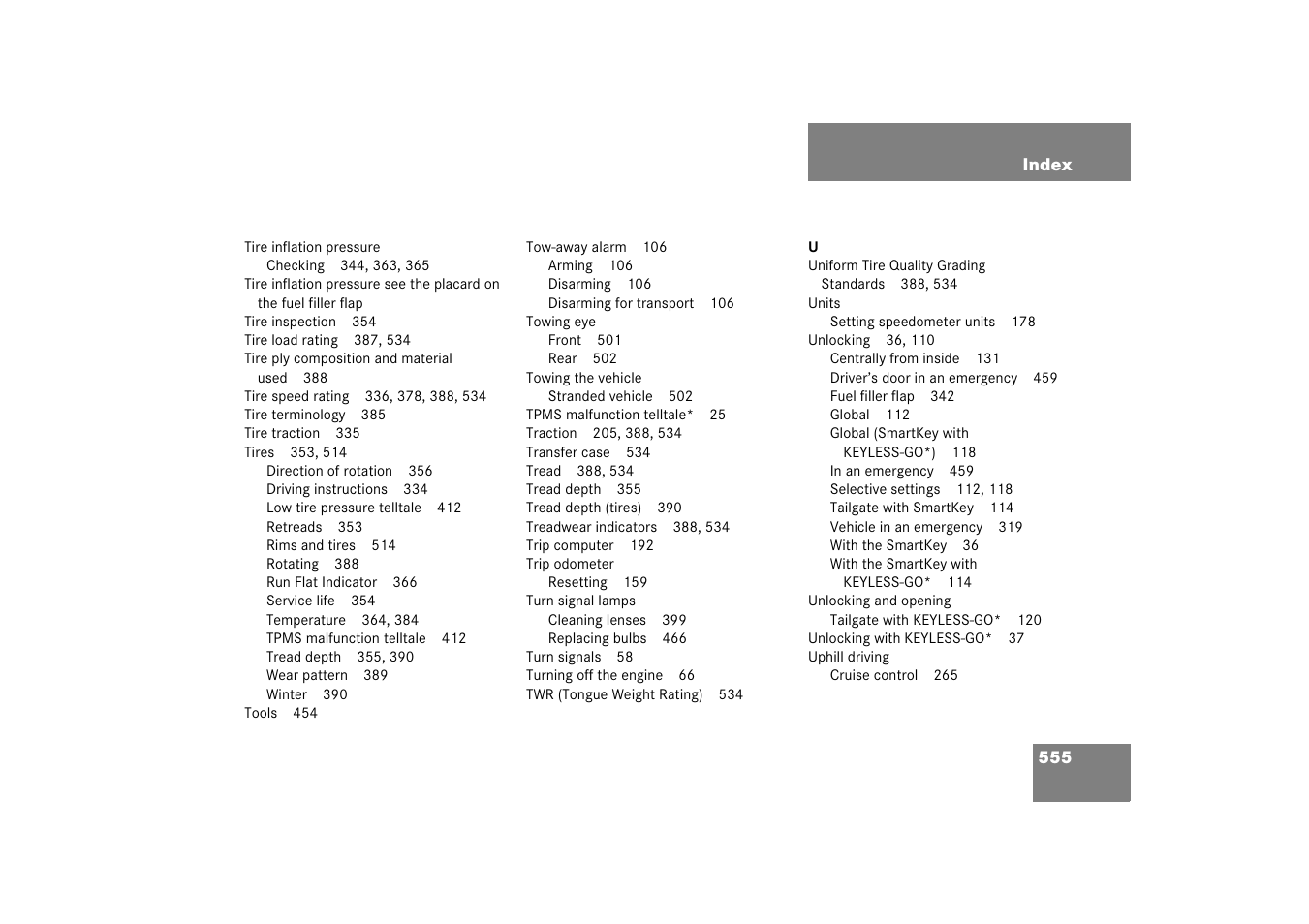 Mercedes-Benz R-Class 2006 Owners Manual User Manual | Page 556 / 561