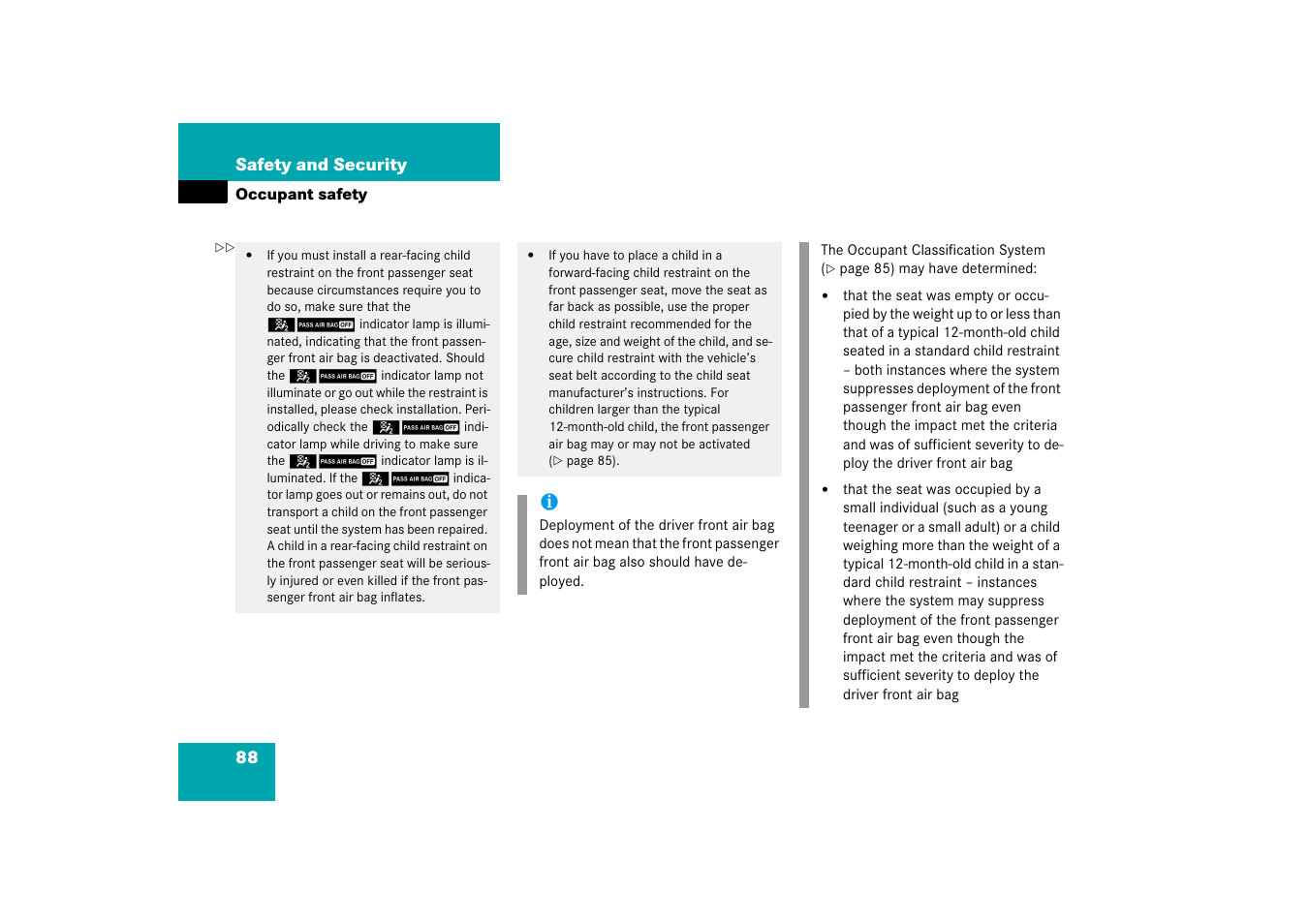 Mercedes-Benz R-Class 2006 Owners Manual User Manual | Page 89 / 561