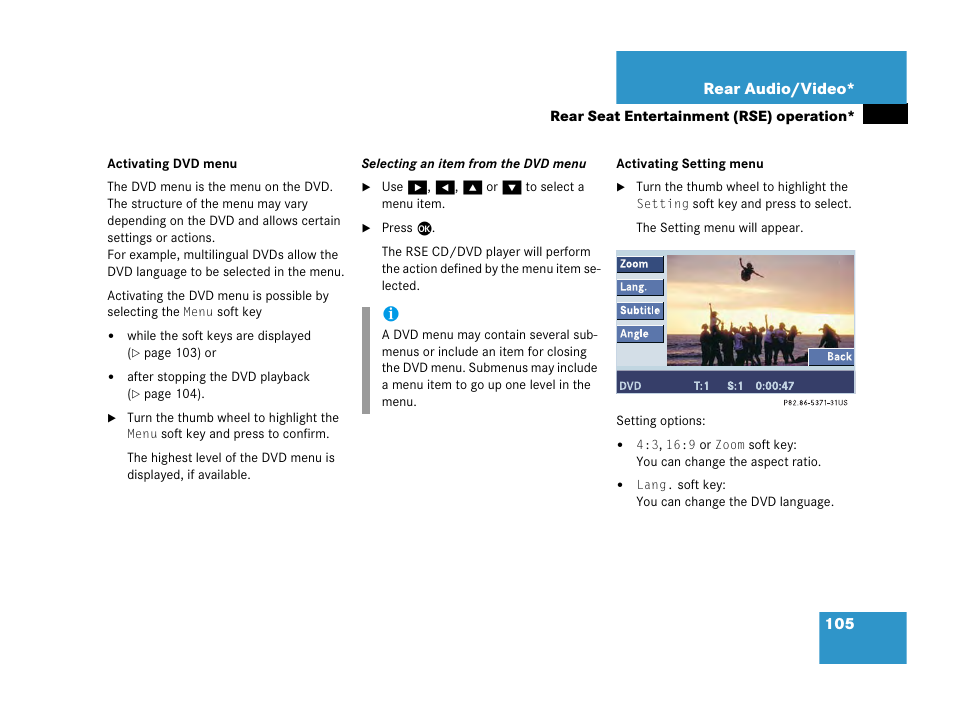Mercedes-Benz M-Class 2006 COMAND Manual User Manual | Page 107 / 242