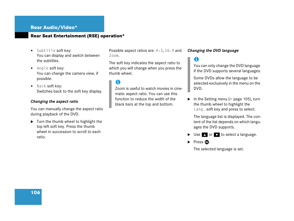 Mercedes-Benz M-Class 2006 COMAND Manual User Manual | Page 108 / 242