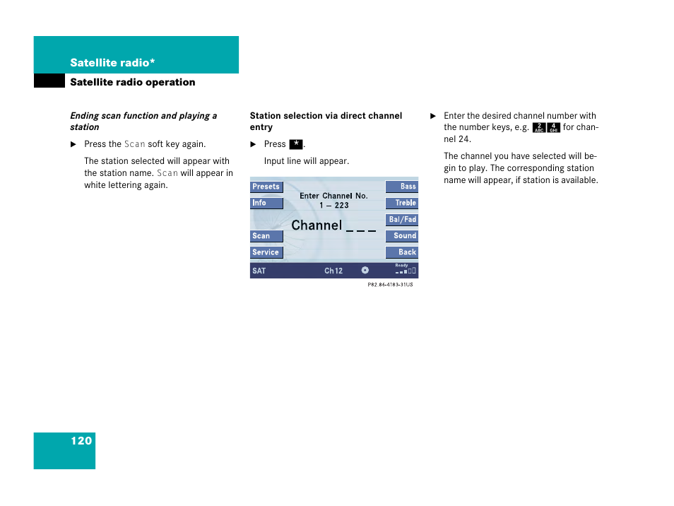 Mercedes-Benz M-Class 2006 COMAND Manual User Manual | Page 122 / 242