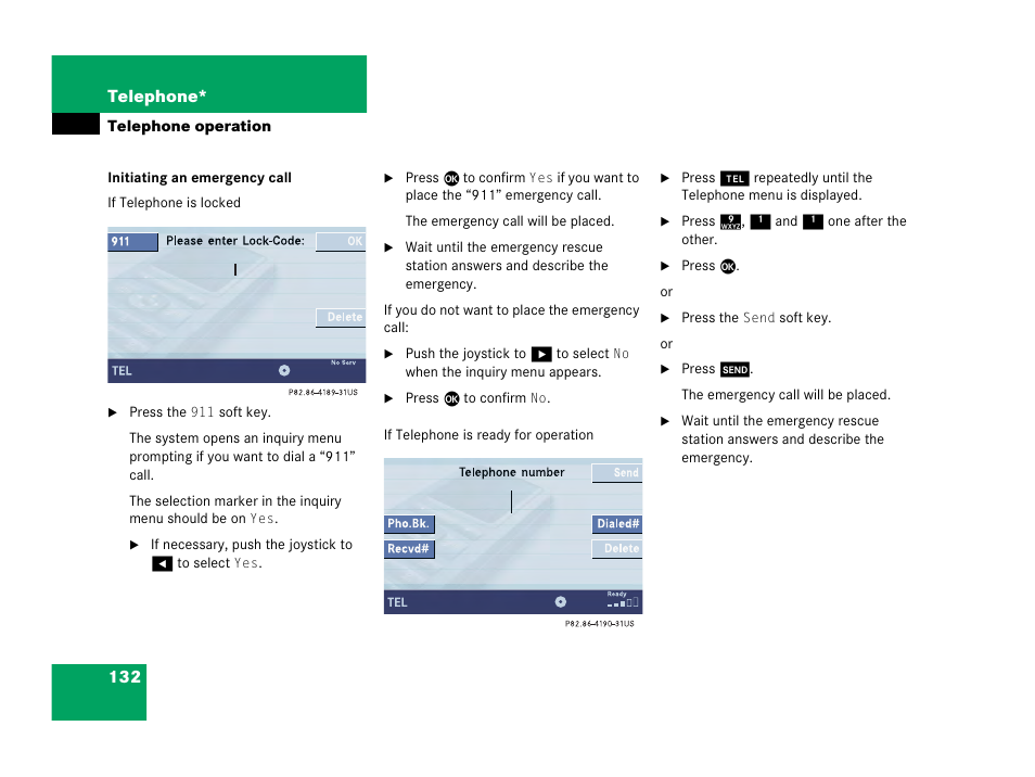Mercedes-Benz M-Class 2006 COMAND Manual User Manual | Page 134 / 242