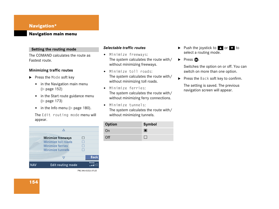 Mercedes-Benz M-Class 2006 COMAND Manual User Manual | Page 156 / 242