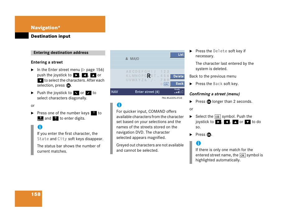 Mercedes-Benz M-Class 2006 COMAND Manual User Manual | Page 160 / 242