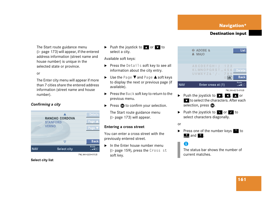Mercedes-Benz M-Class 2006 COMAND Manual User Manual | Page 163 / 242